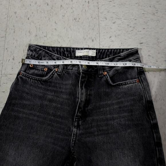 Topshop | Classic Black Women's Mom Jeans - Picture 8 of 10